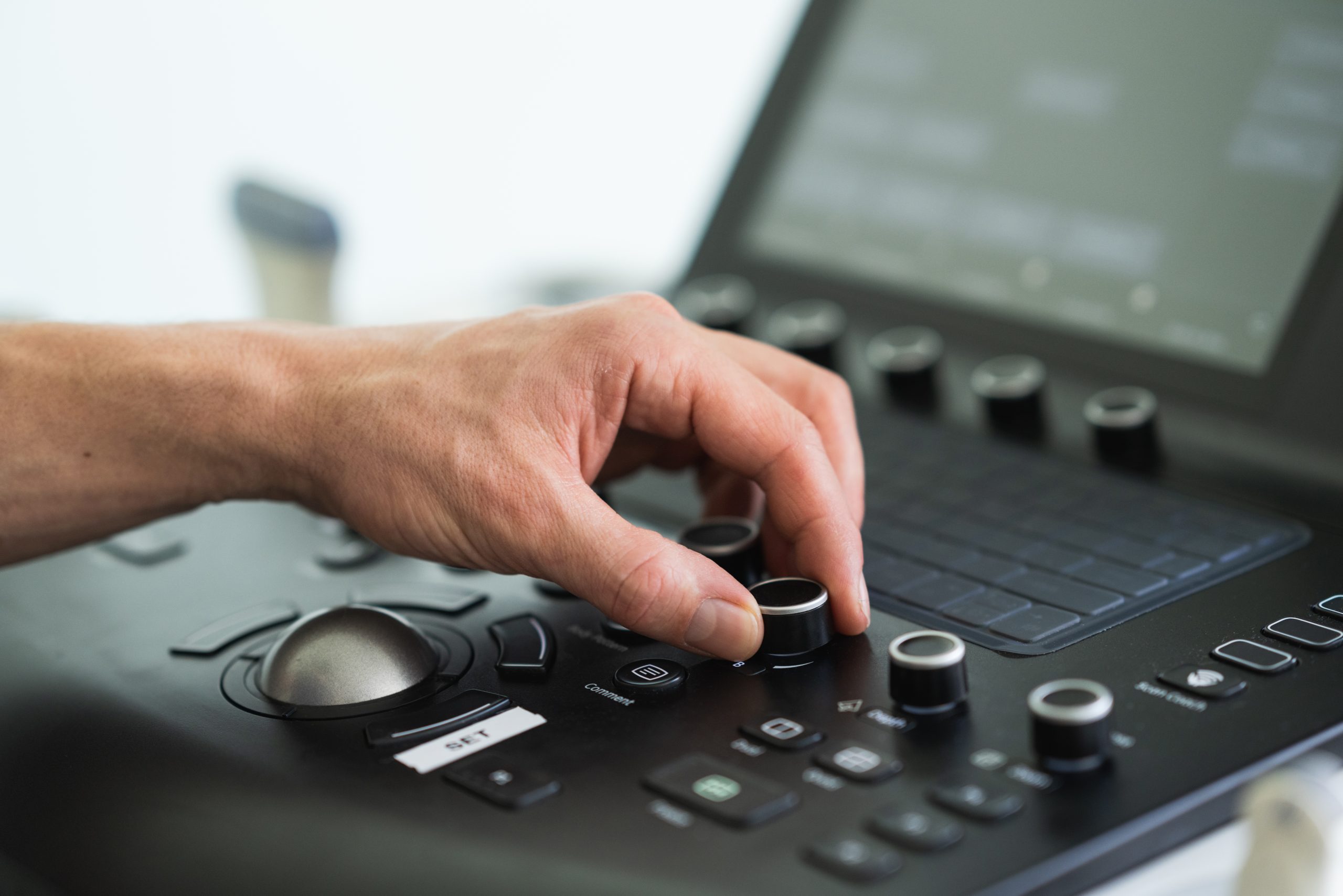 Bild eines Tierarztes bei der Behandlung